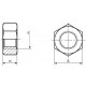Medidas Tuerca DIN 934 / ISO 4032